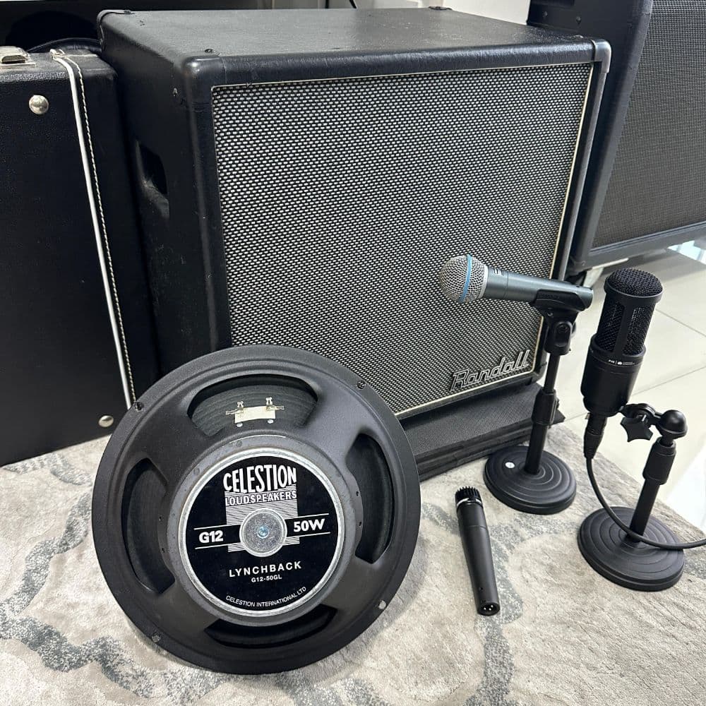 Randall 1x12 Lynchback - SM57/SM58/AT2020