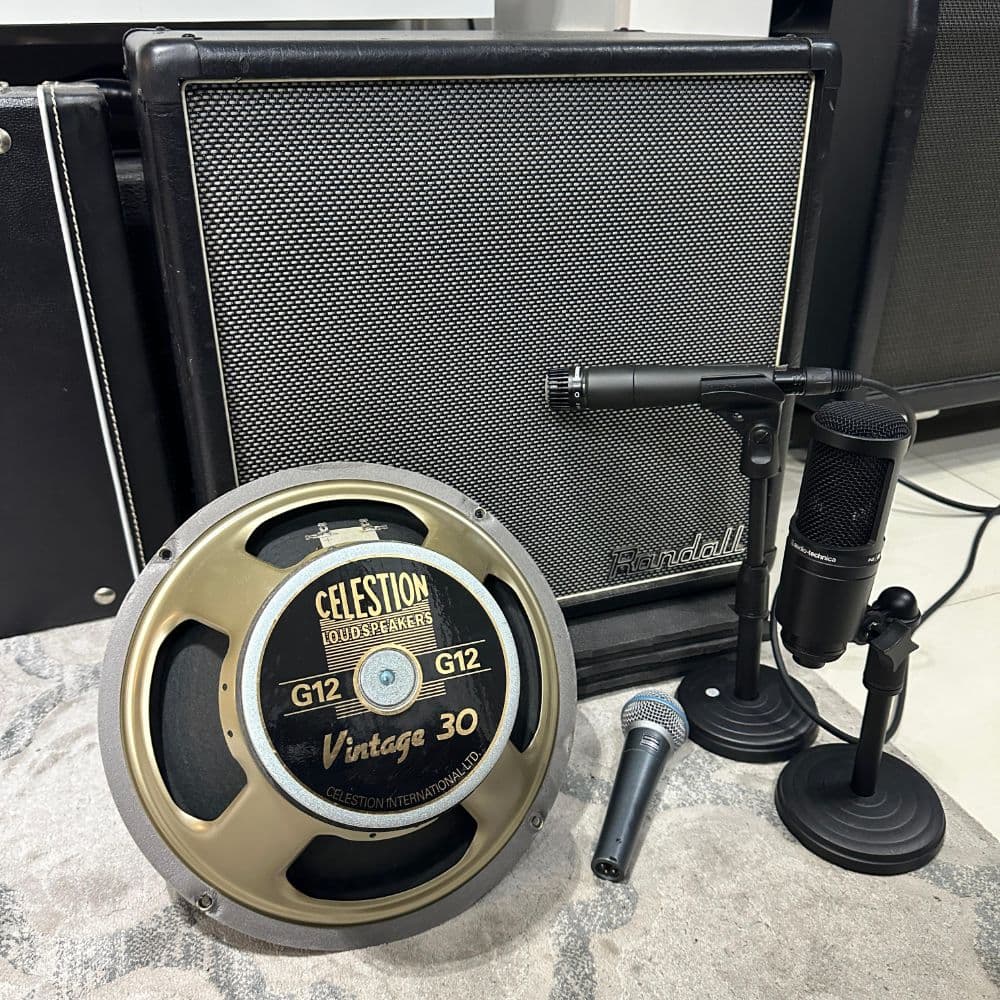 Randall 1x12 V30 - SM57/SM58/AT2020