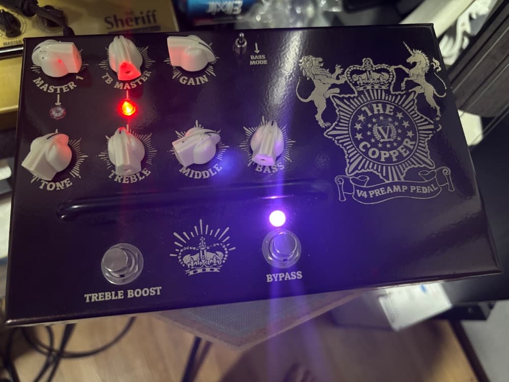 Victory Copper V4 Preamp, Harmony H605 Power amp, V Type