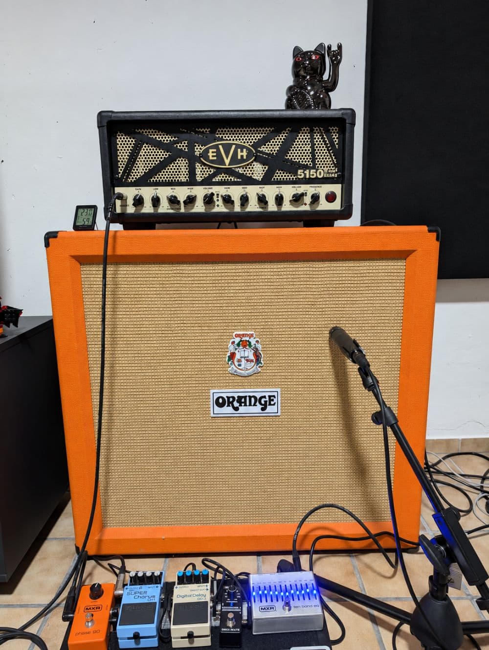 EVH 5150 III 50w el34 Orange PPC412 Maxon OD-9 SM57