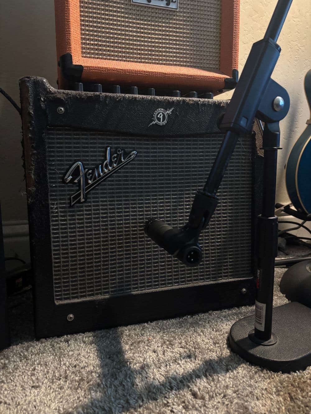 Fender Mustang I V2 Bassman '59 Green Channel SM57