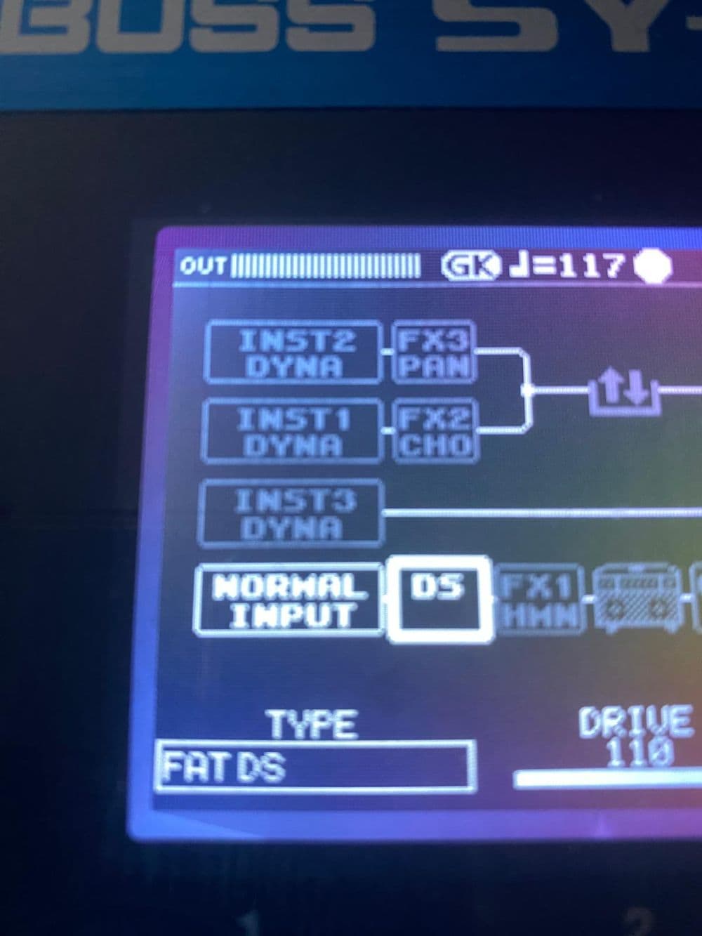 Boss SY-1000 Fat Distortion Pedal
