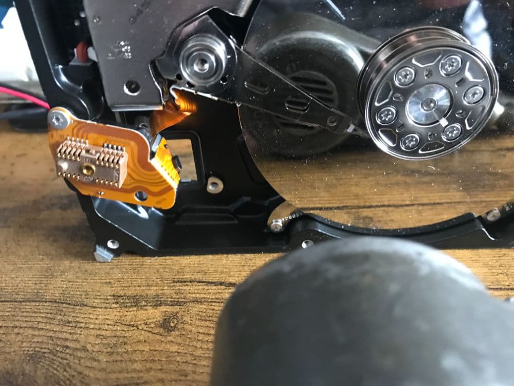 Old Broken Hard Disk Drive Speaker: