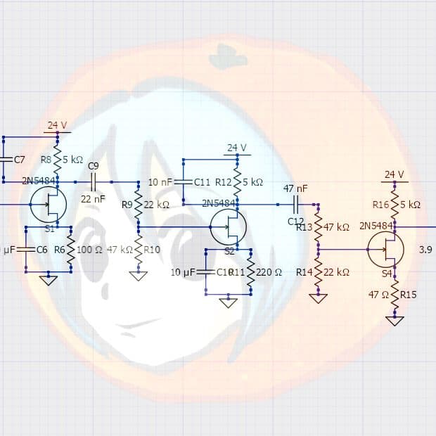 Tangerine Preamp (LiveSPICE2NAM)