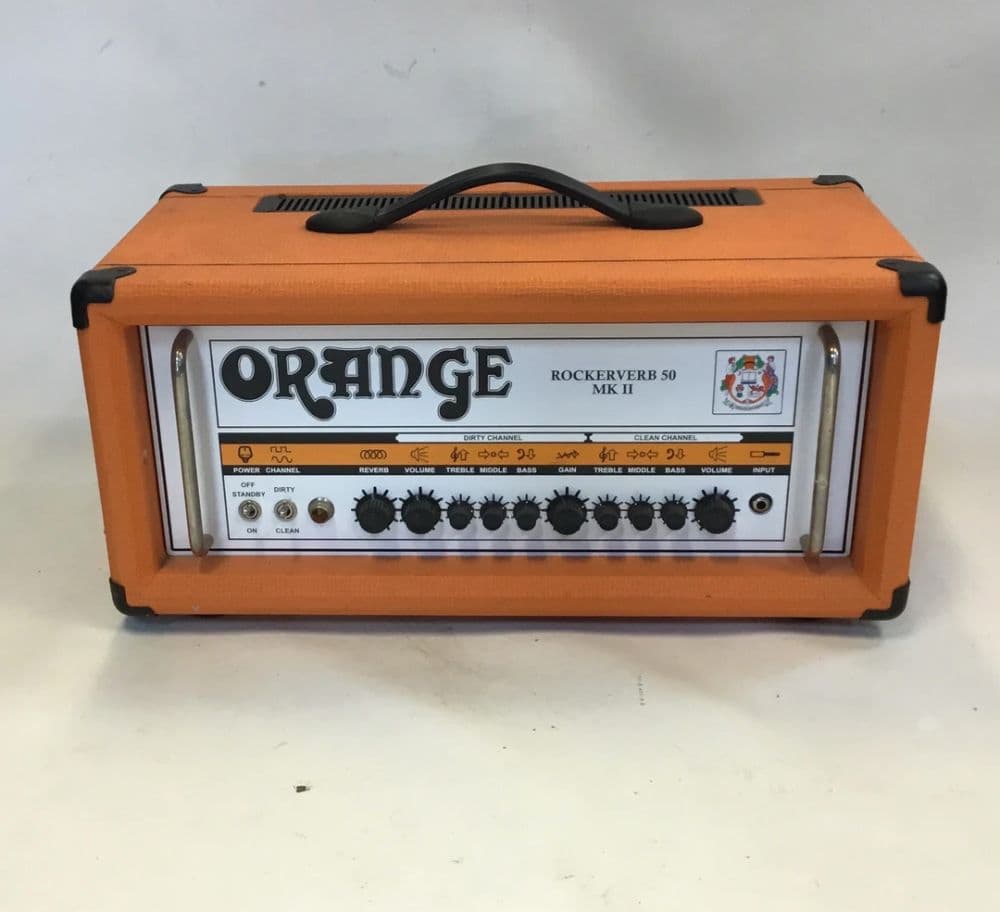 Orange Rockerverb 50W, 212 Creamback M65, SM57