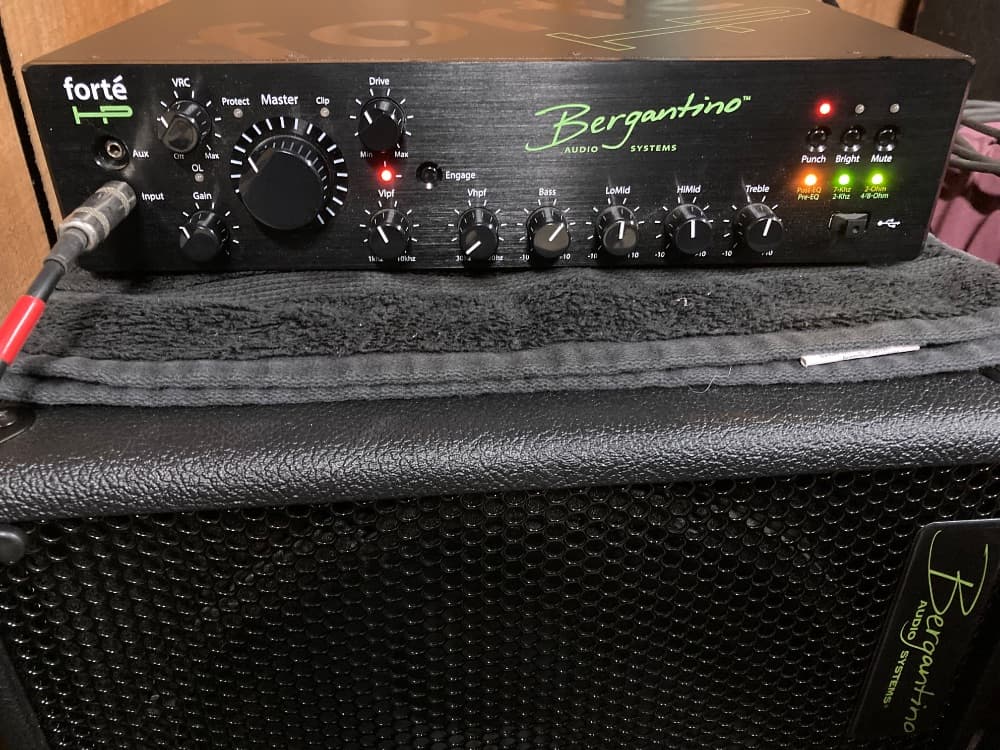 Bergantino Forte HP Amp Mfuzz Drive 12 oclock