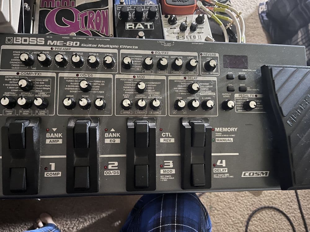 Boss ME-80 Digital delay Mega pack