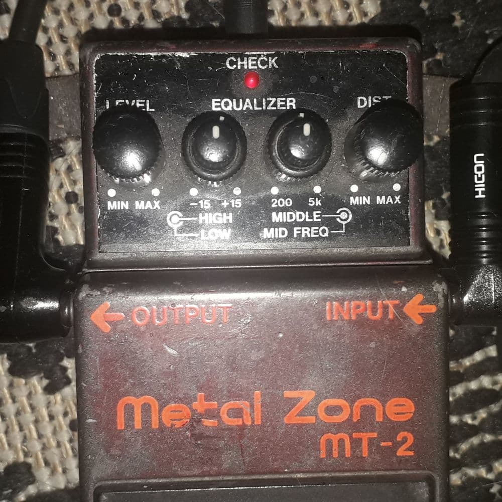 Boss Metalzone - clean boost settings