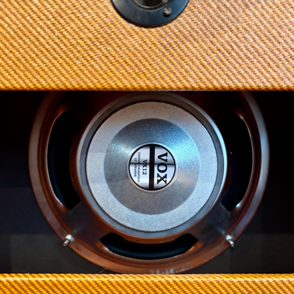 Celestion VX12 (80W, 16Ω, custom cab)