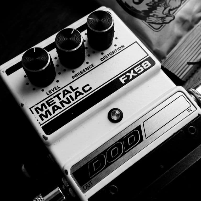 90's Cheap Hi Gain Pedal DOD FX58 Metal Maniac (Tamed Beast Pedal)