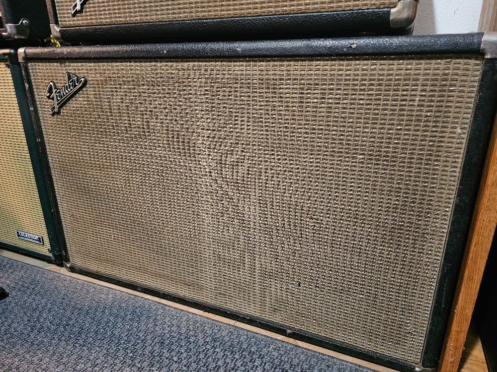 1966 Fender Bassman Cabinet Jensen C12NA Speaker