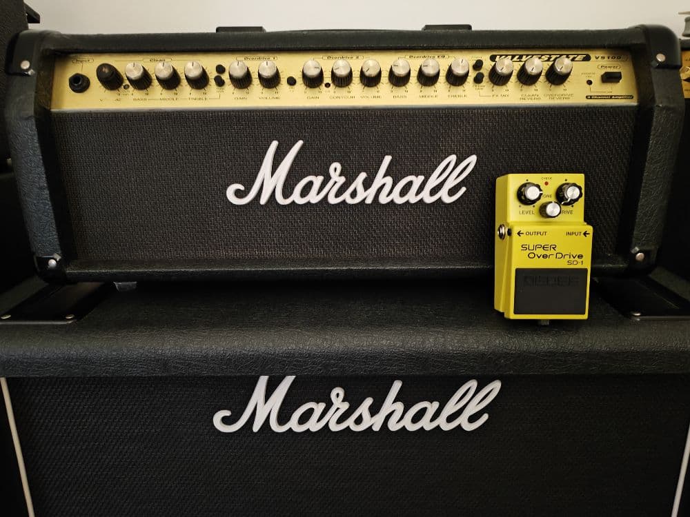 Marshall Valvestate VS100 + SD-1 "Death-Symbolic" Inspired