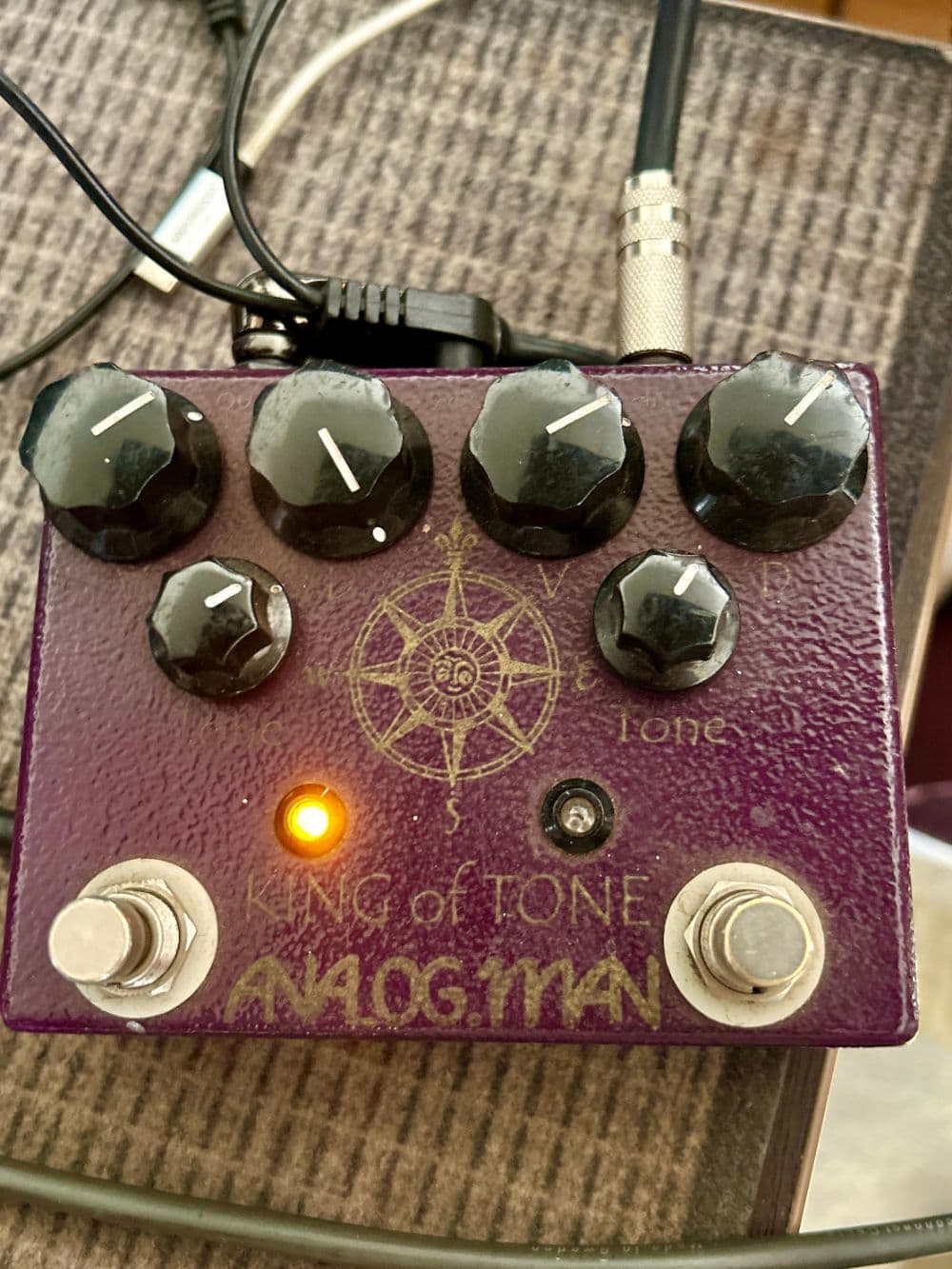 King of Tone test hot Distortion