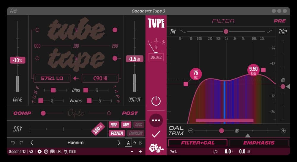 GoodHertz Tupe 3 Joe dart bass