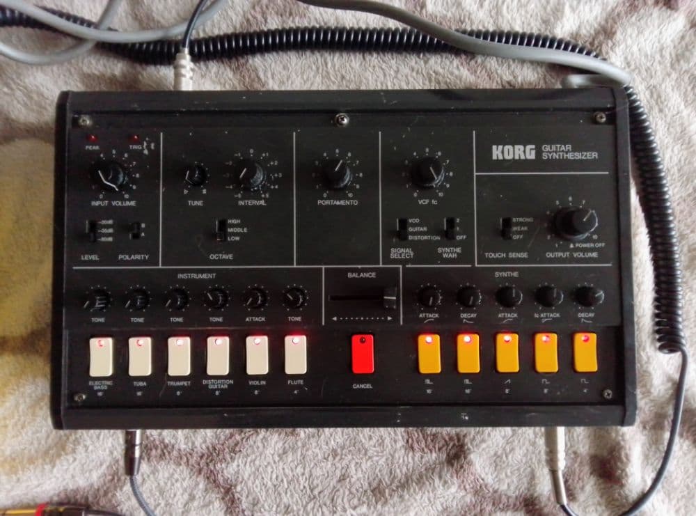 Korg X-911 guitar synthesizer – vintage analog mono synth with MS20 style filter - preamp only – late 1970s