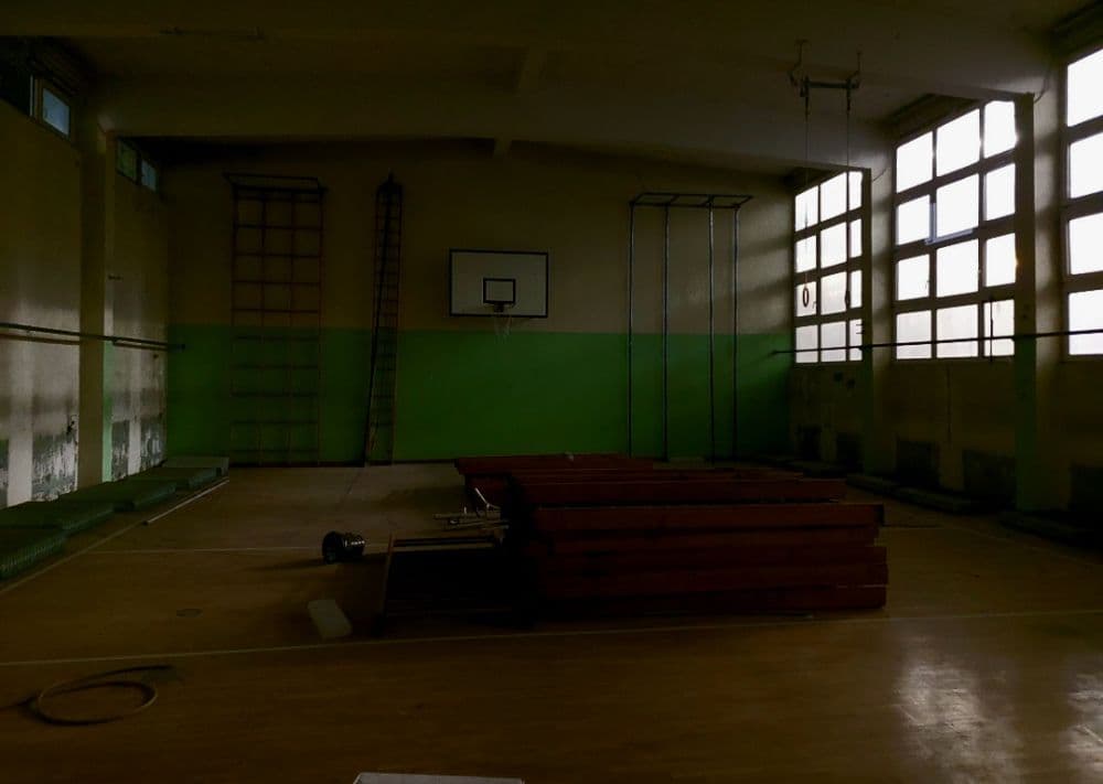 Empty School Gym