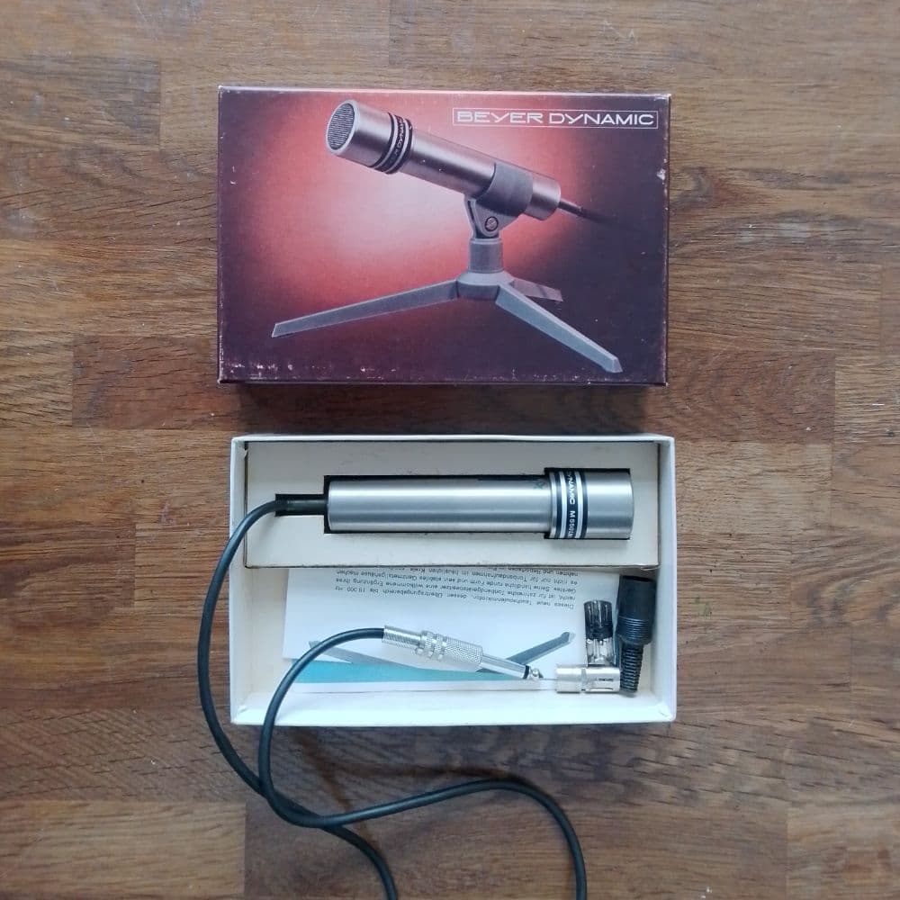 Beyerdynamic M 550 LM Dynamic Microphone 1970s, West Germany - IR Pack Featuring Echolette, Peerless, CTS, Goodmans, Dynacord, IREL, Pearl, Guyatone, Coron, Altec, Celestion Speakers