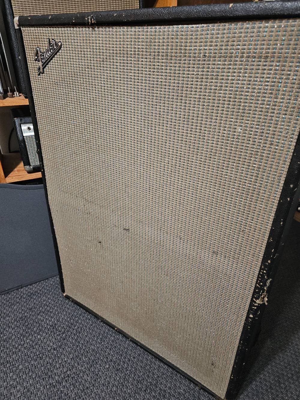 1970 Fender Bassman 2x15 Cabinet Original CTS Speakers