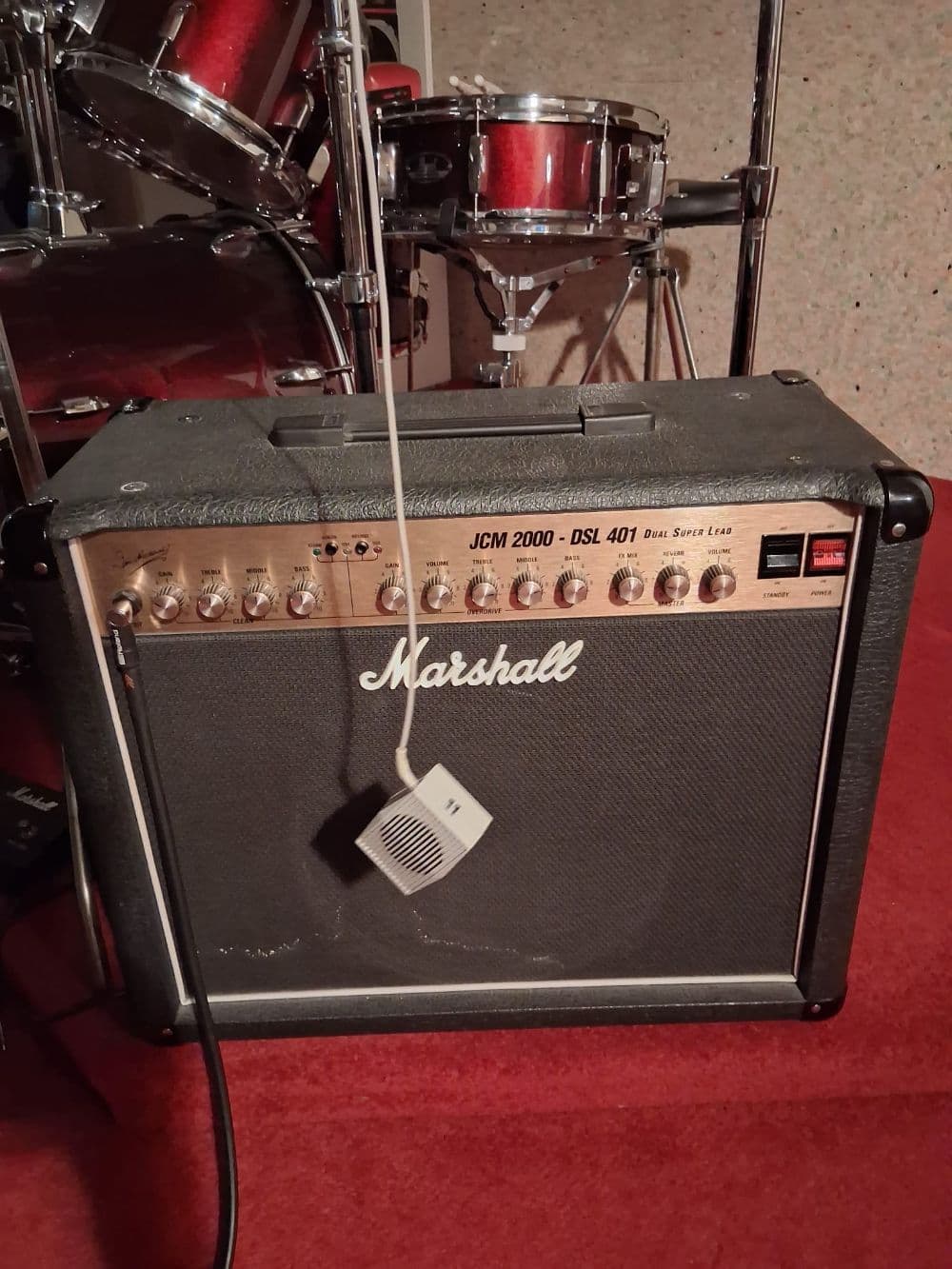 Marshall JMC 2000 - DSL 401 (2001) Mic. Tesla AMD 108
