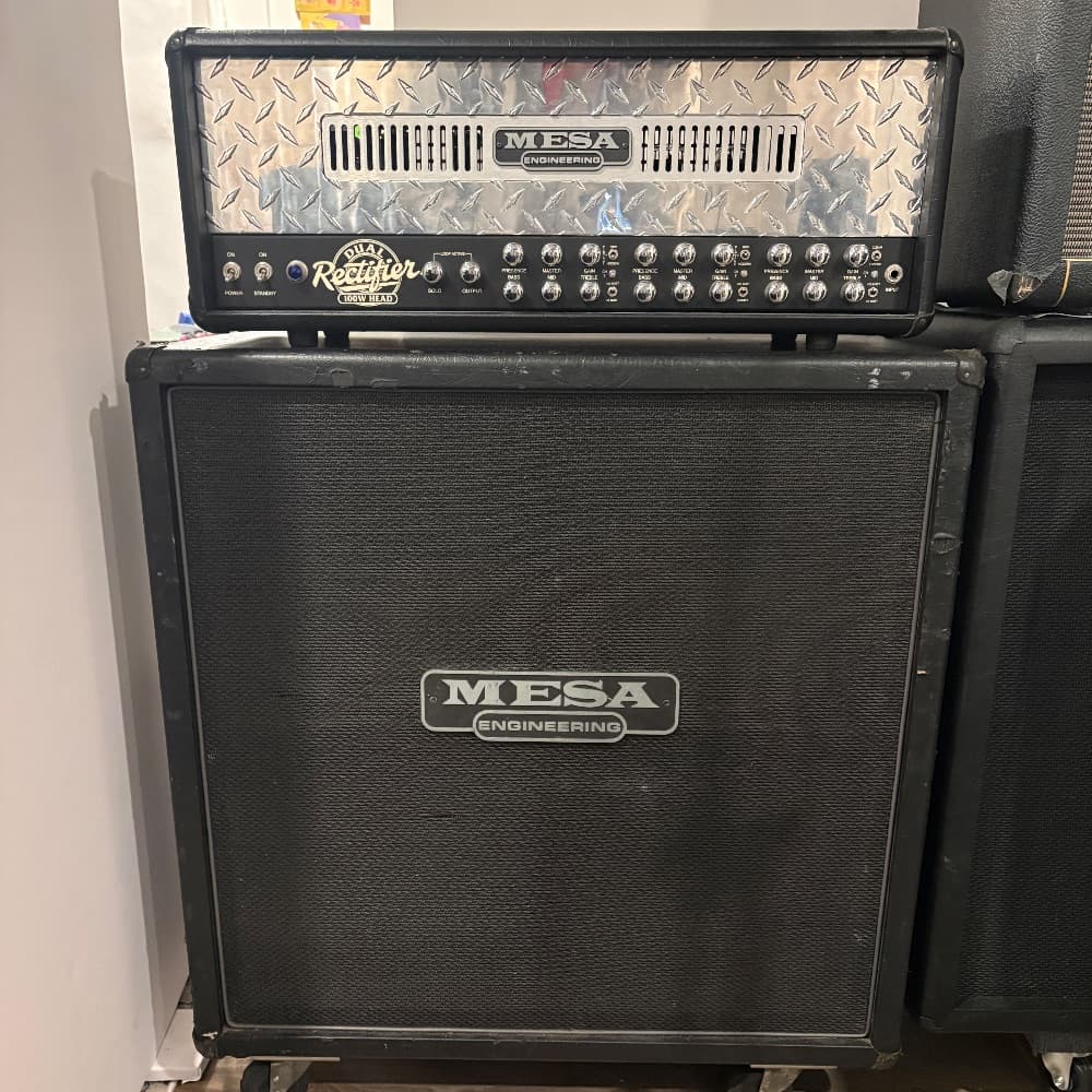 Mesa Dual Rectifier MW Red Modern - Mesa 4x12 - Full Rig