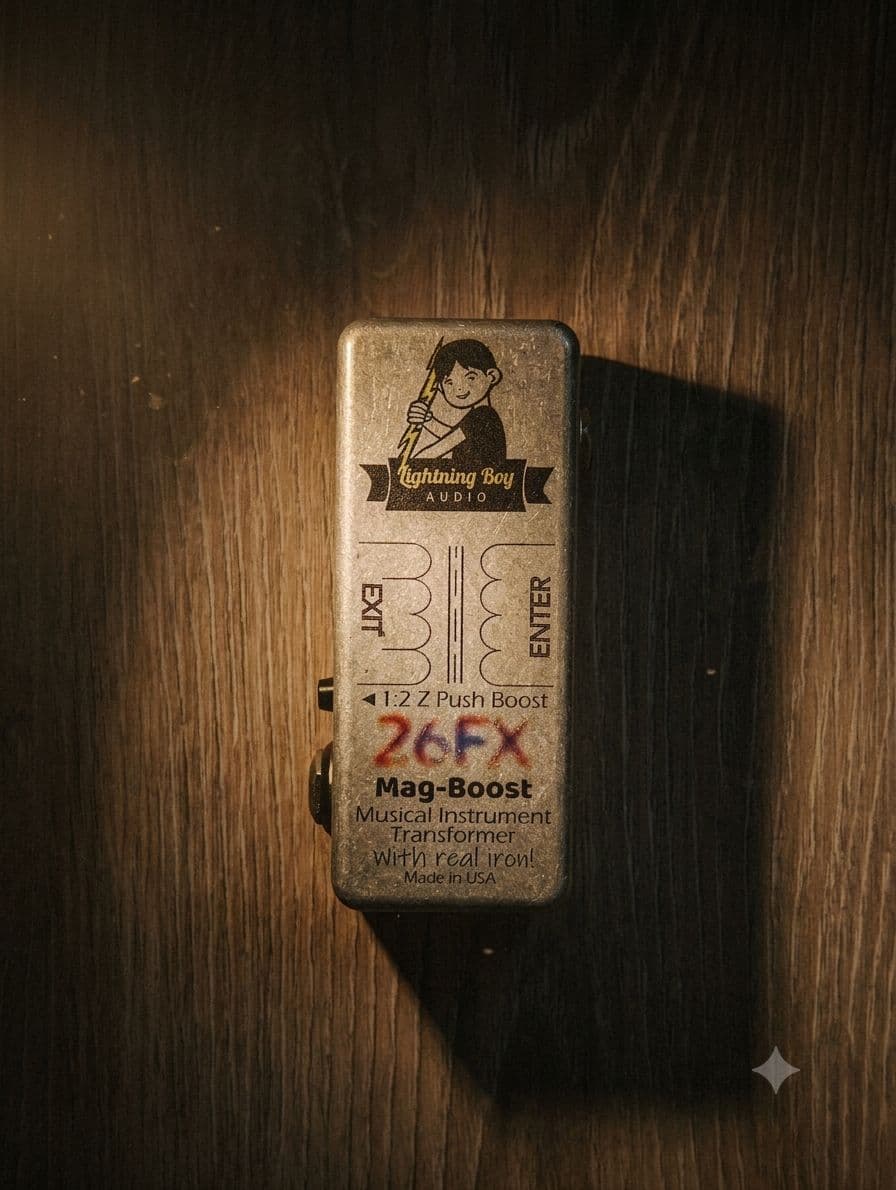 Lightning Boy Audio 26FX "Mag-Boost" Musical Instrument Transformer