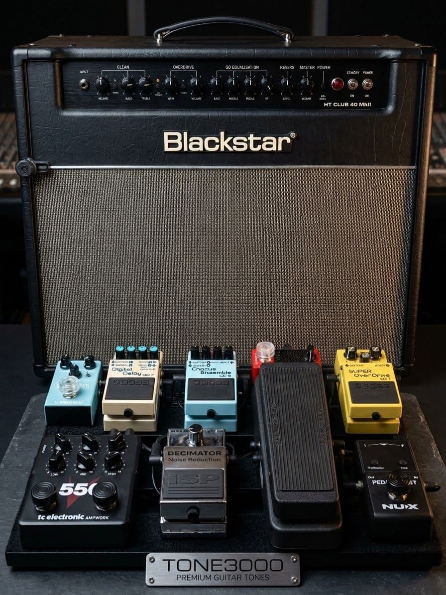 Blackstar Ht 40 MK2 + Boss SD1
