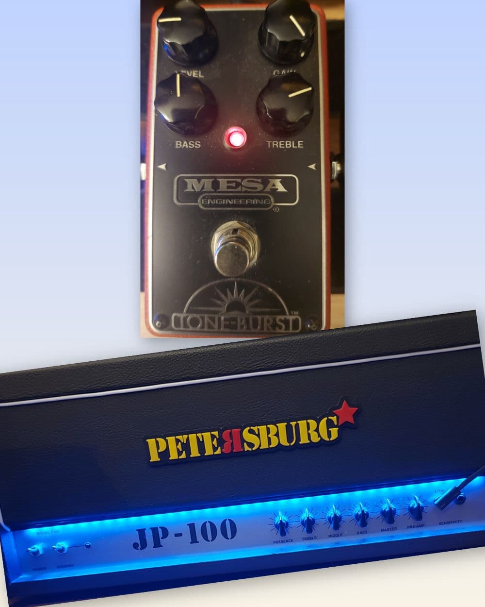 Pitersburg JP-100+Mesa Tone Burst