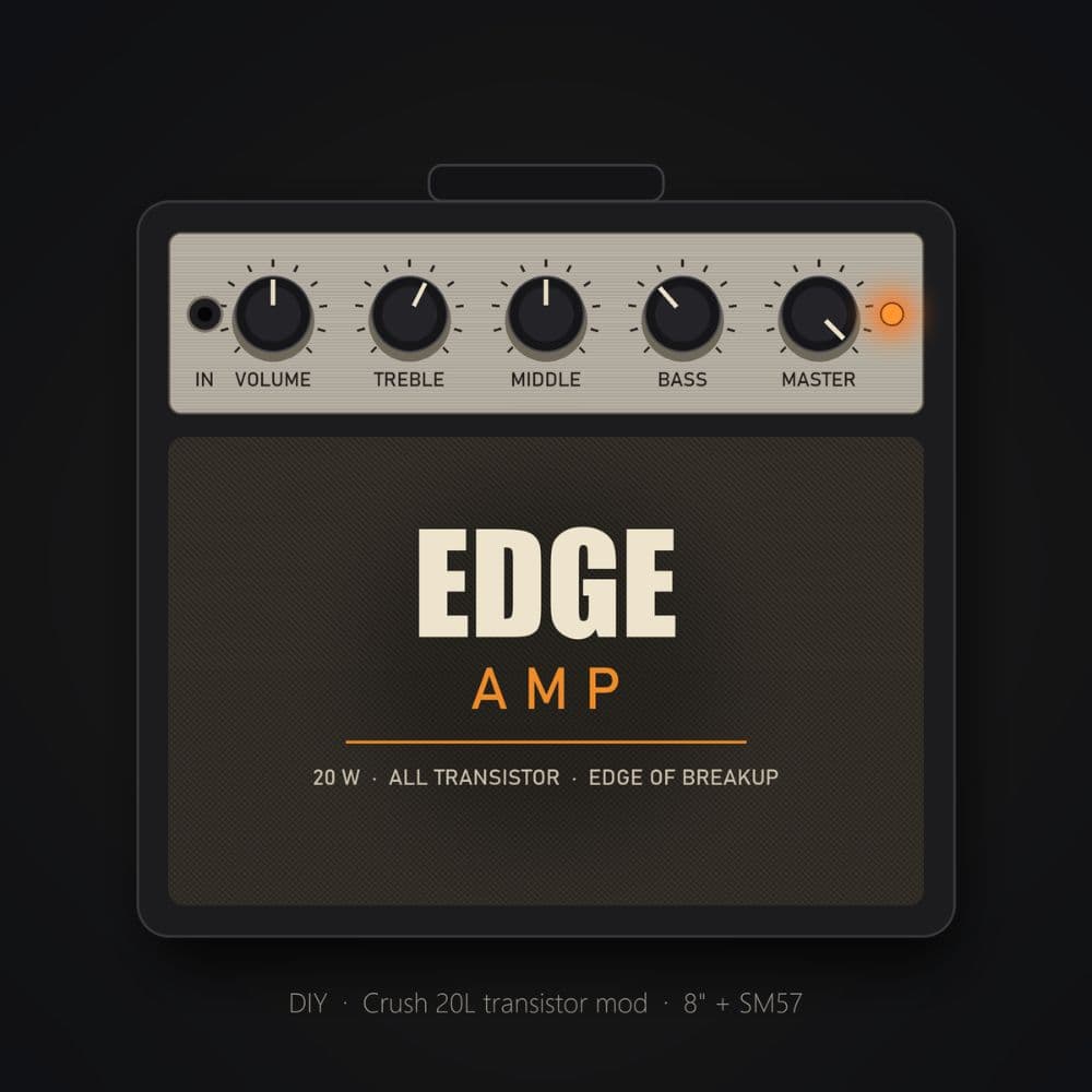 Edge Amp (Crush 20L Transistor Mod)