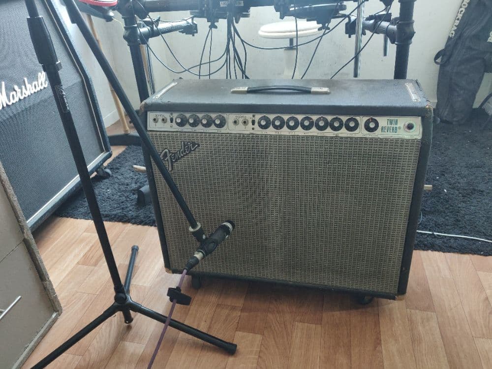 Fender Twin Reverb Silverface '76 W/ JBL D120F