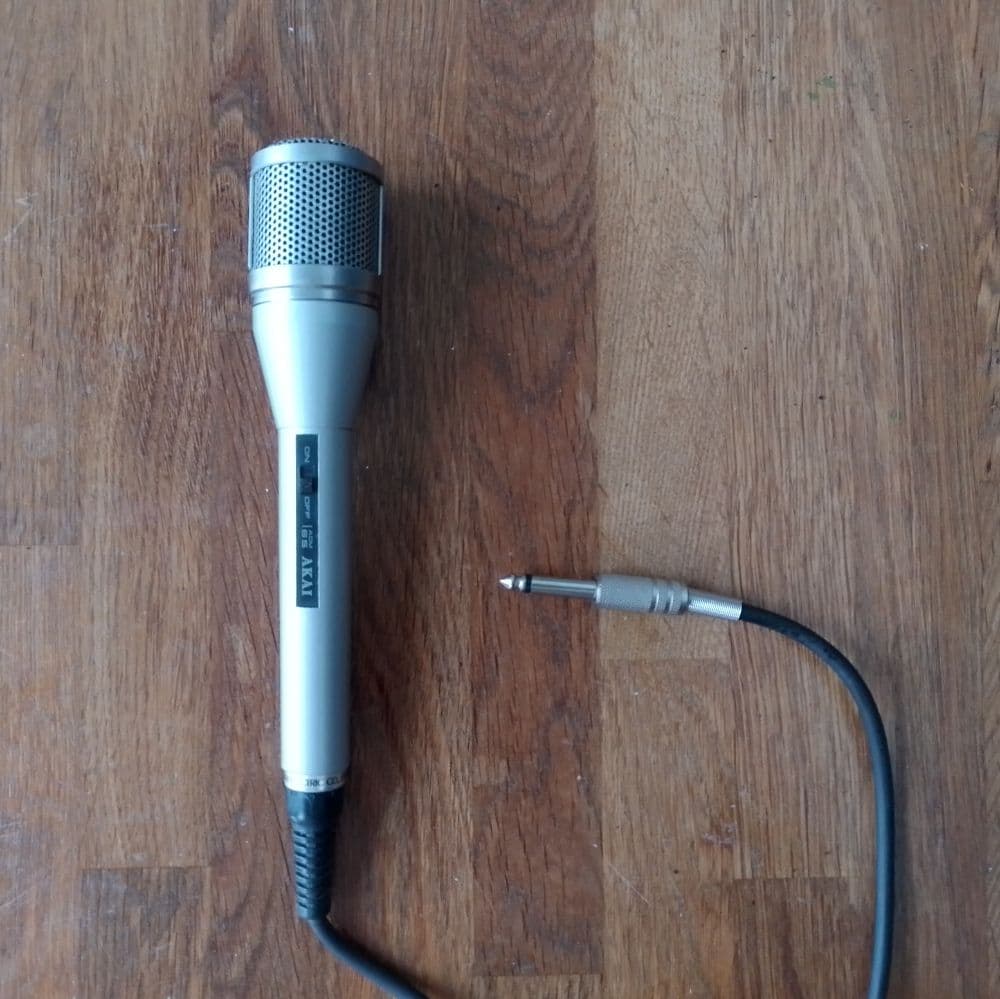 Akai ADM 65 Dynamic Microphone 1980s, Japan - IR Pack Featuring Echolette, Peerless, CTS, Goodmans, Dynacord, IREL, Pearl, Guyatone, Coron, Altec, Celestion Speakers