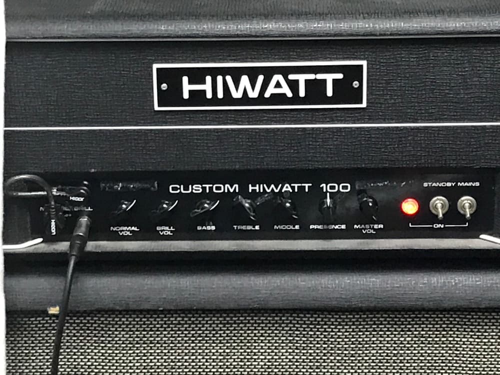 HiWatt DR103 + Fane speakers + SM57 (full rig)
