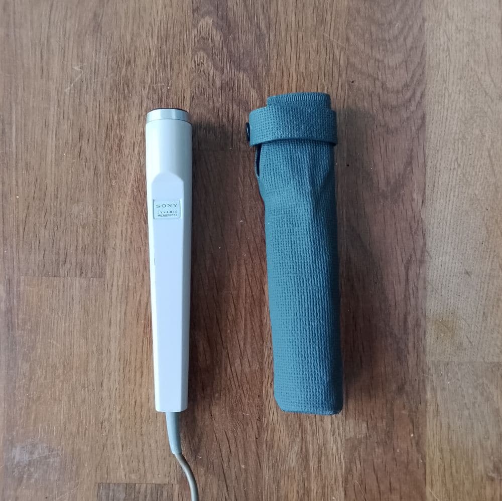 Sony MTL F 96 Dynamic Microphone 1964, Japan - IR Pack Featuring Echolette, Peerless, CTS, Goodmans, Dynacord, IREL, Pearl, Guyatone, Coron, Altec, Celestion Speakers