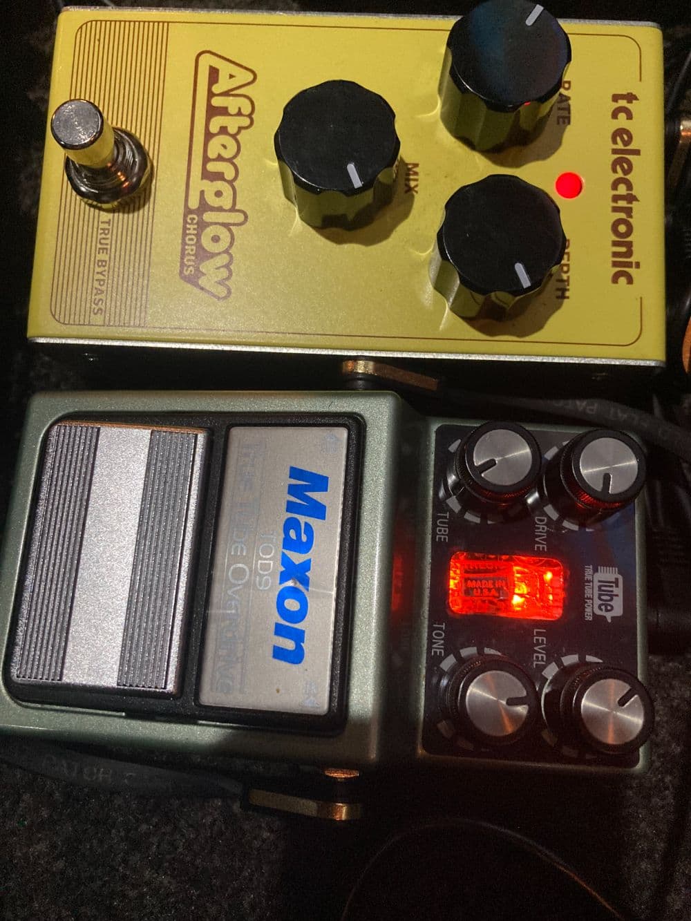 Afterglow Chorus+Maxon TOD9 True Tube Overdrive