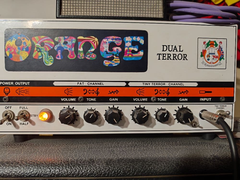 Orange Dual Terror British Glory Mod with Way Huge Overrated Special Tone 5