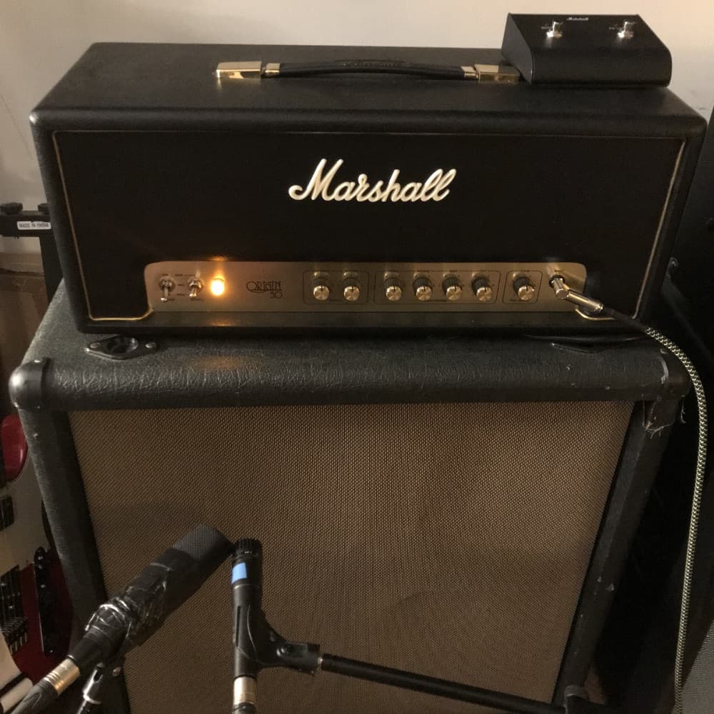 Marshall Origin 50 with G12T-75 loaded 4x12