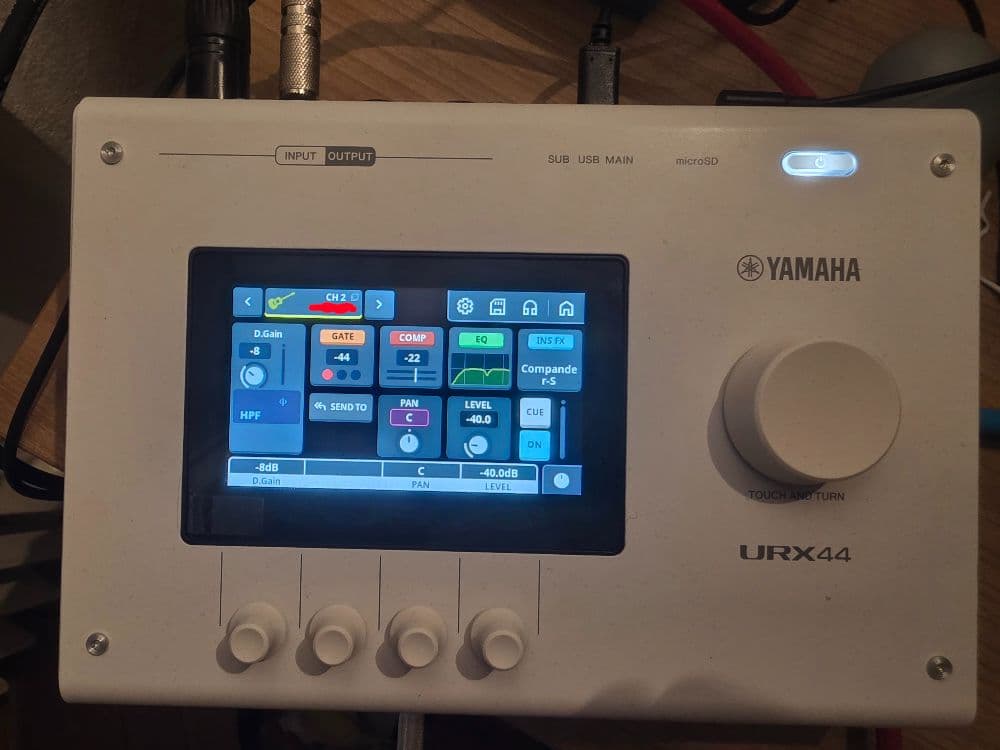 Acoustic Piezo Pickup refined - with Yamaha URX44 digital mixer - 2026