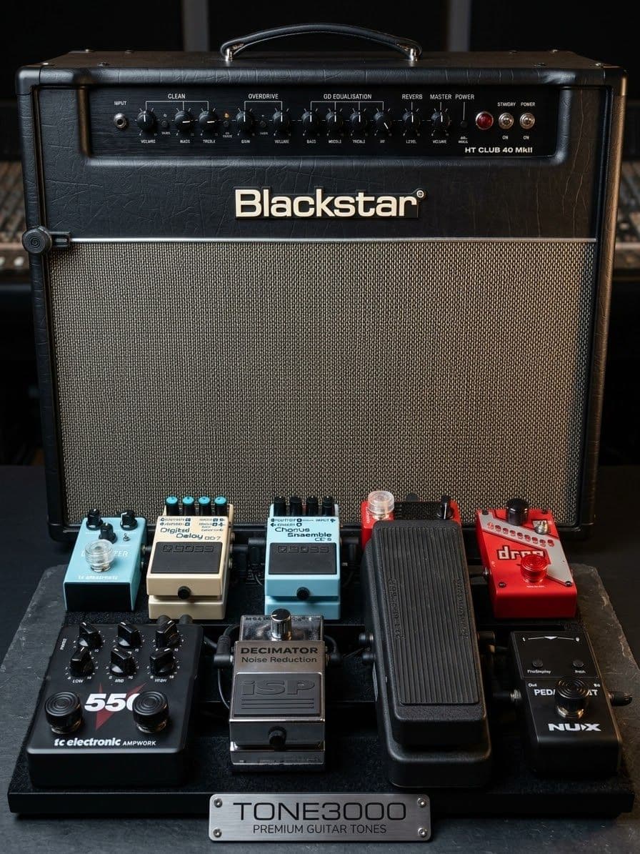 TC Electronic PV550 into Blackstar HT40 MK2 poweramp