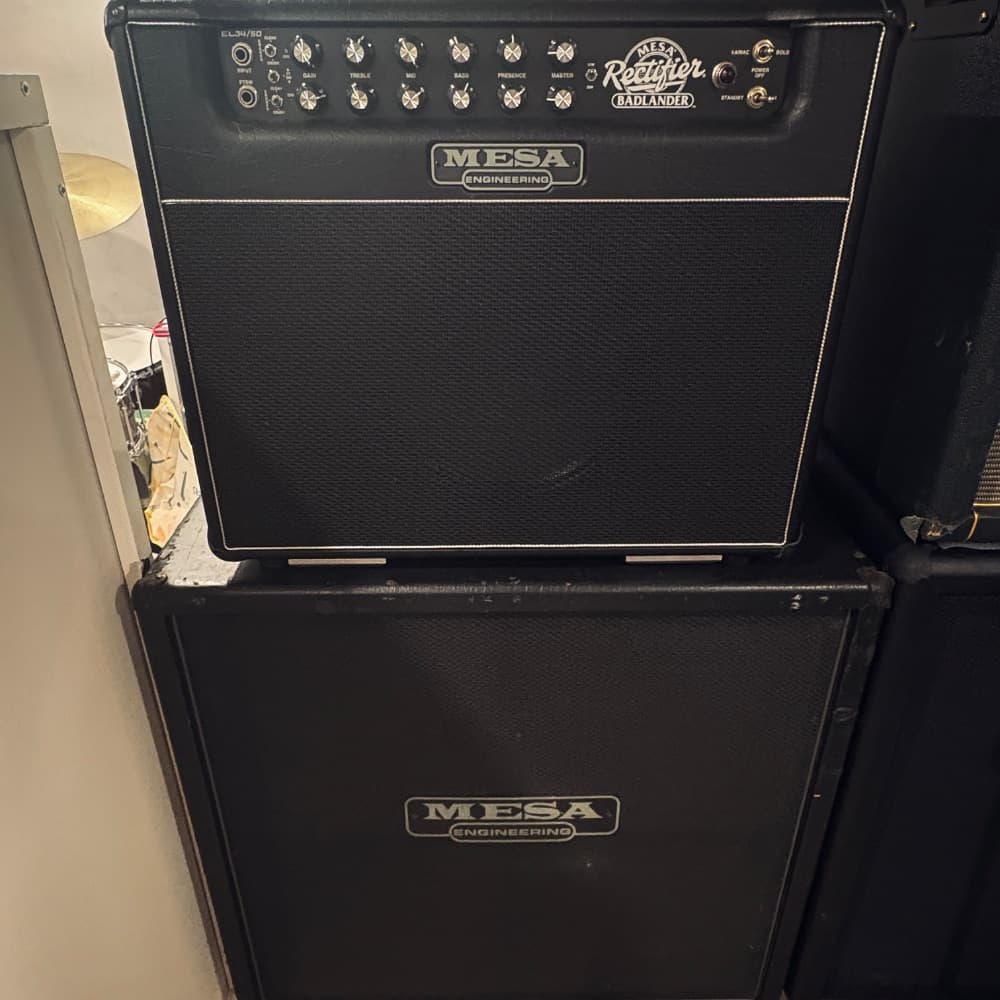 Mesa Badlander 50 - Crush - Mesa 4x12 - Full Rig