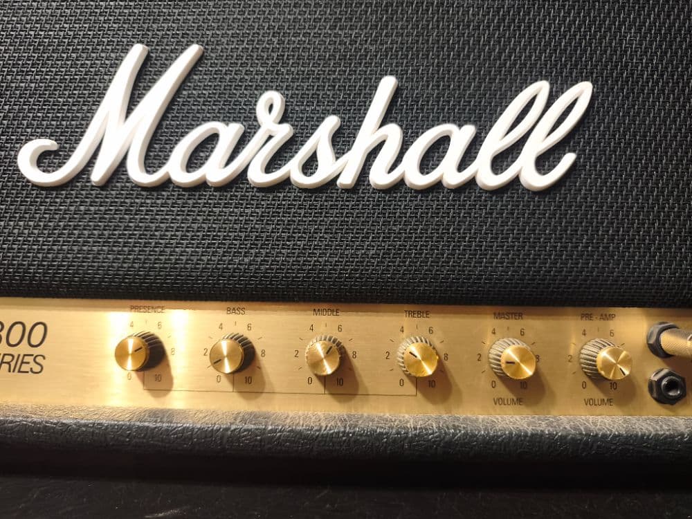 Marshall JCM 800 Reissue with MAB OD Lead Settings