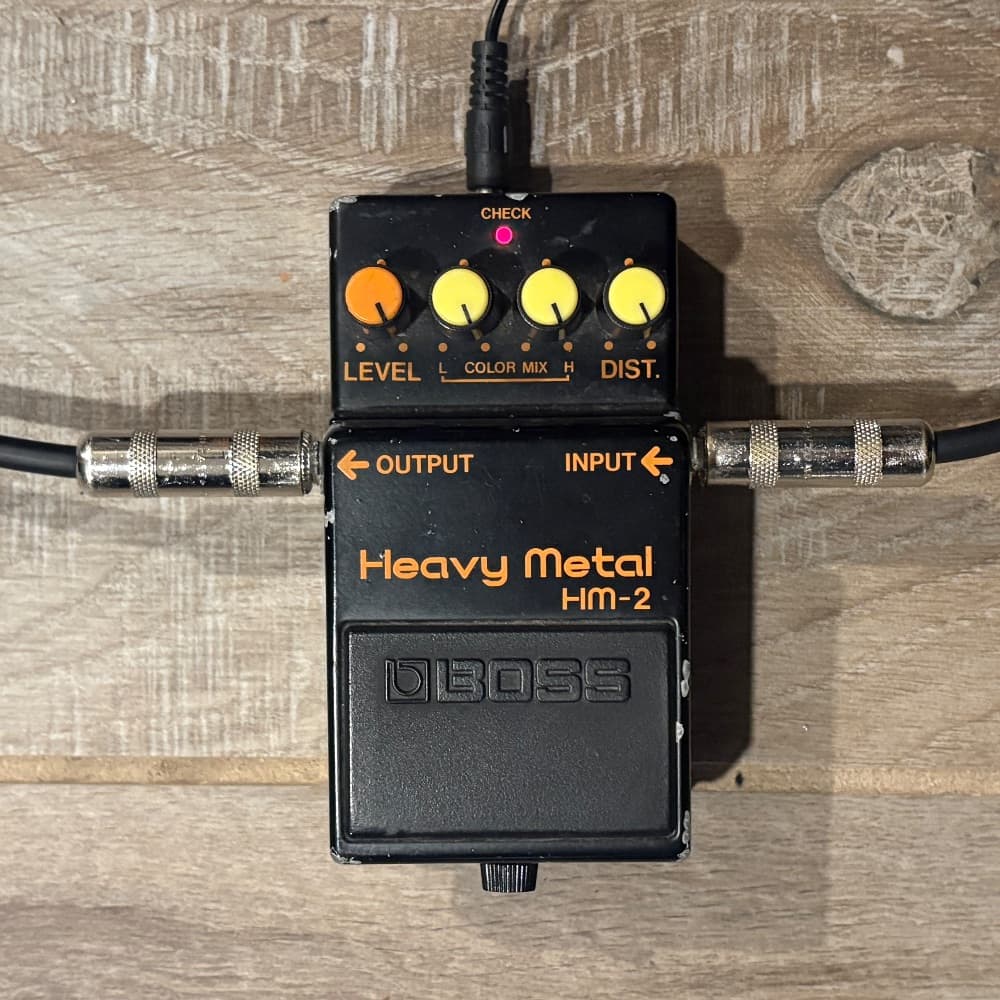 Boss HM-2 - 1985 MIJ - TTSV10 - 11.5dBu Send/11.7dBu Return