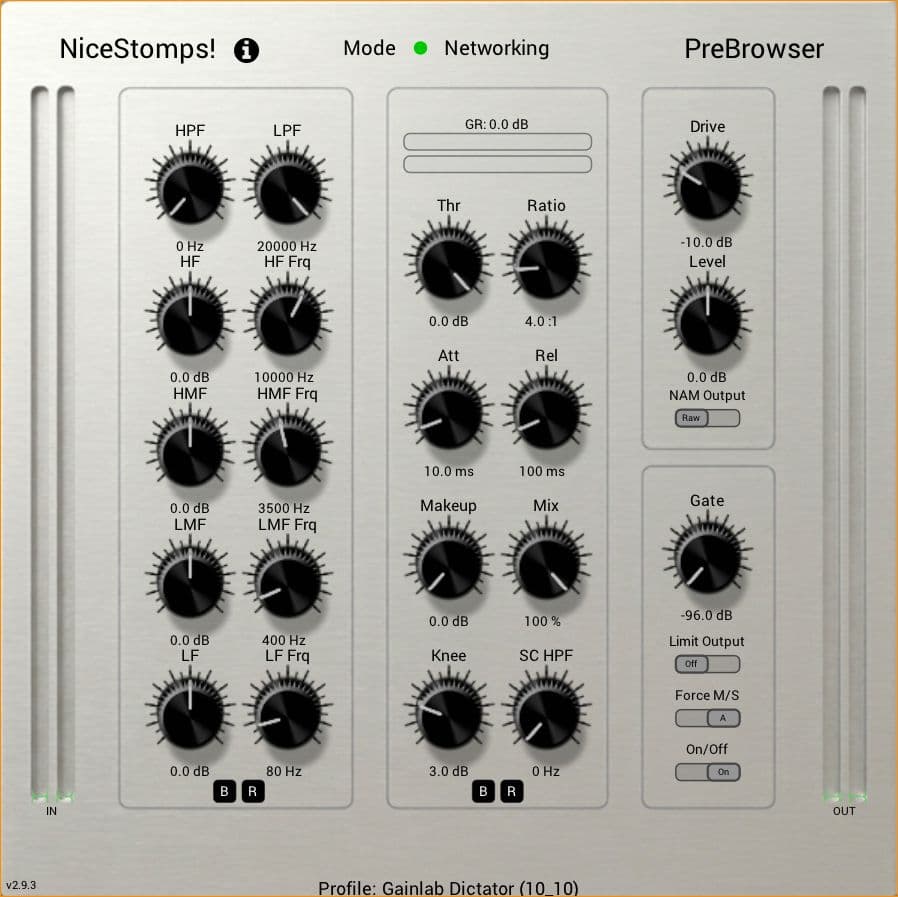Gainlab Dictator Emulation