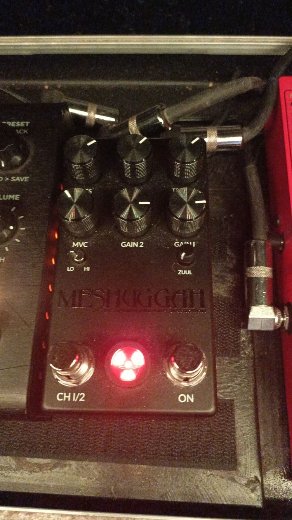 Fortin Meshuggah Pedal preamp (full rig)