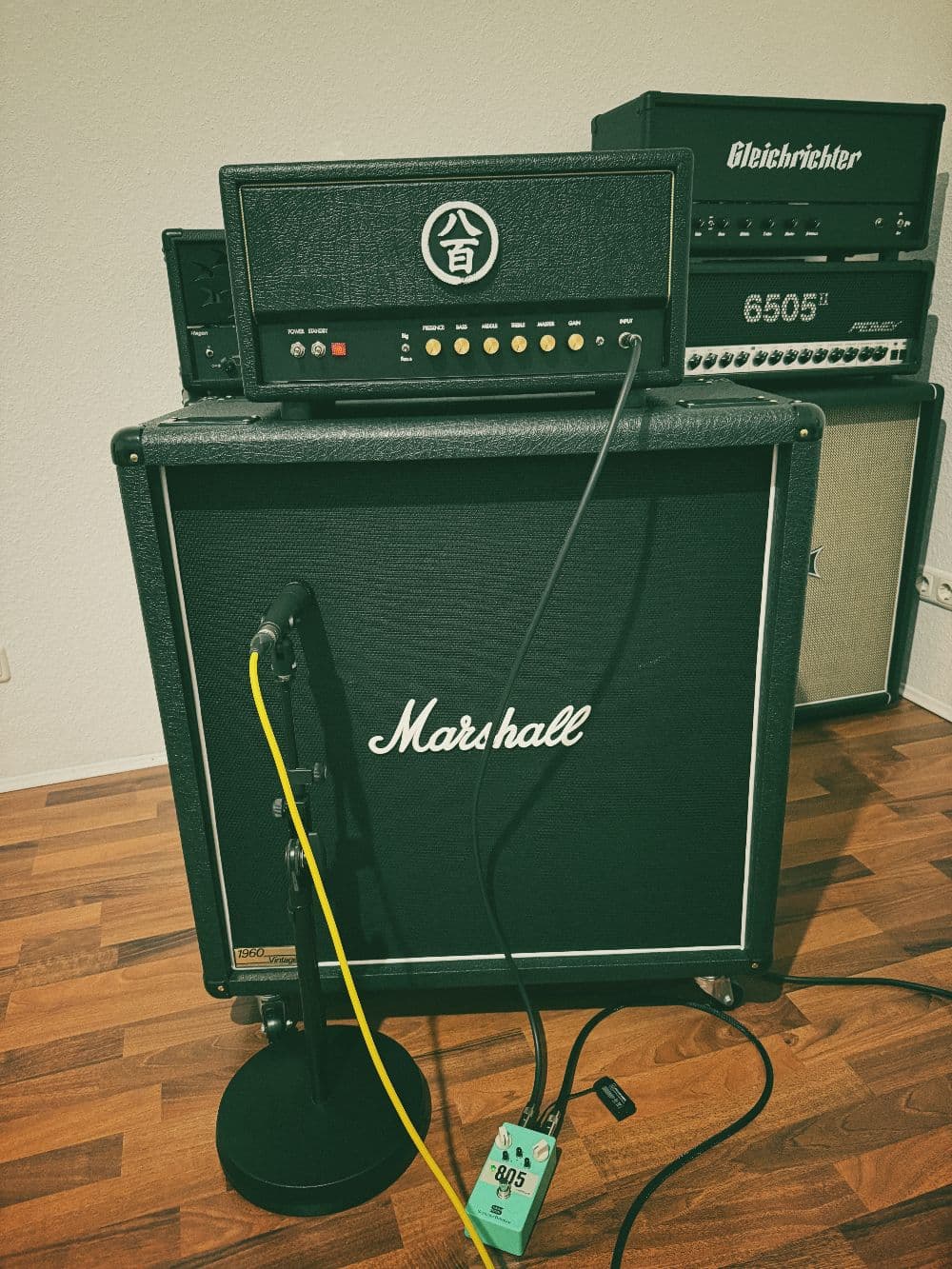 Seymour Duncan 805, Custom 800, Marshall 1960BV Full Rig