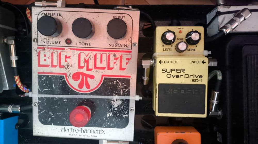 Boss SD1 + Big Muff Pi