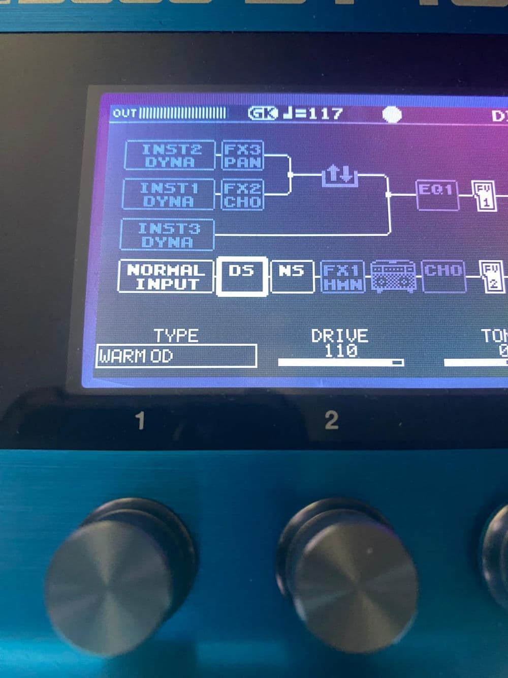 Boss SY-1000 Warm OD Pedal