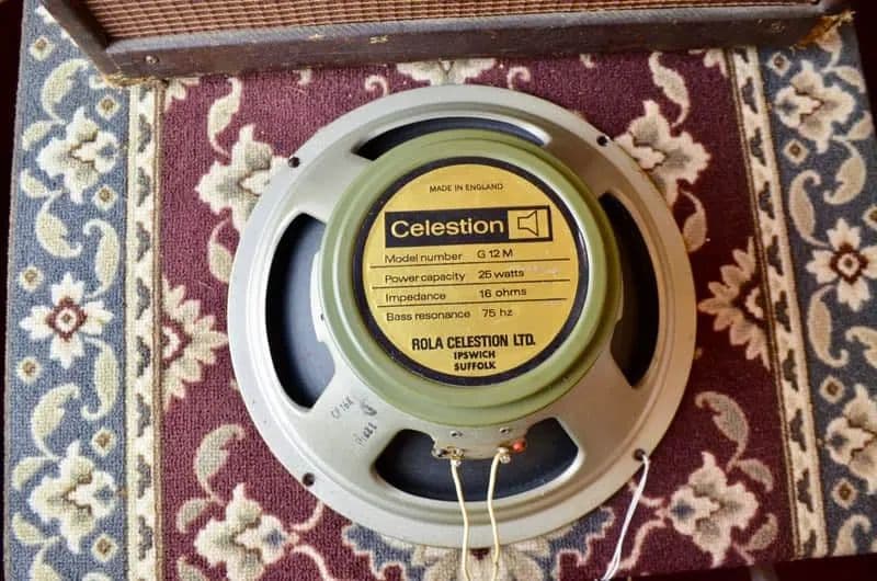 G12M Greenback 2x12 SM57