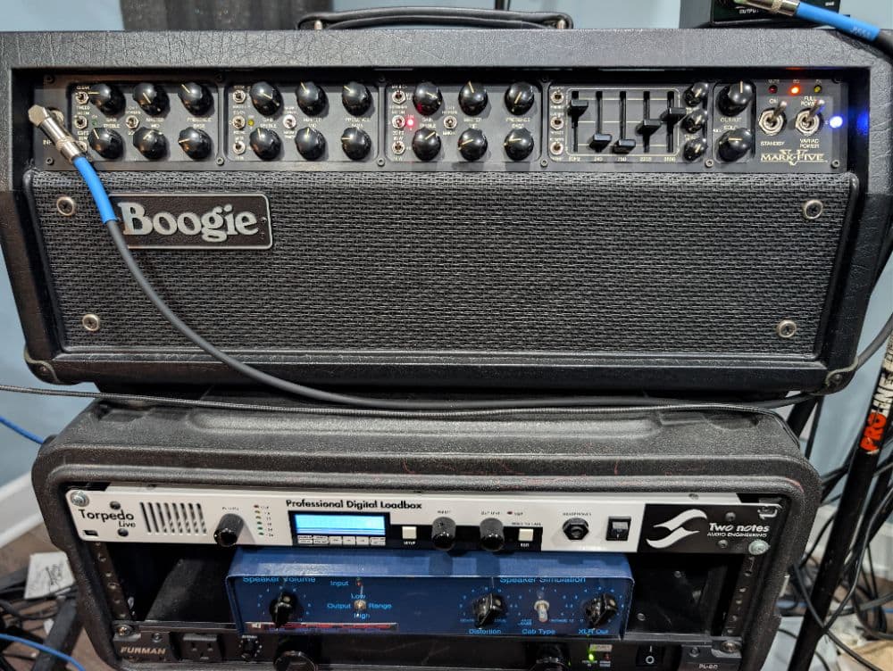 Mesa Boogie Mark V IIC+ mode Sequis SV=0, OR=Low, bass=0