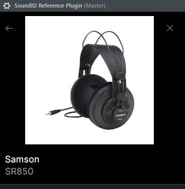 SAMSON SR850 Sonarworks SoundID Flat Profile