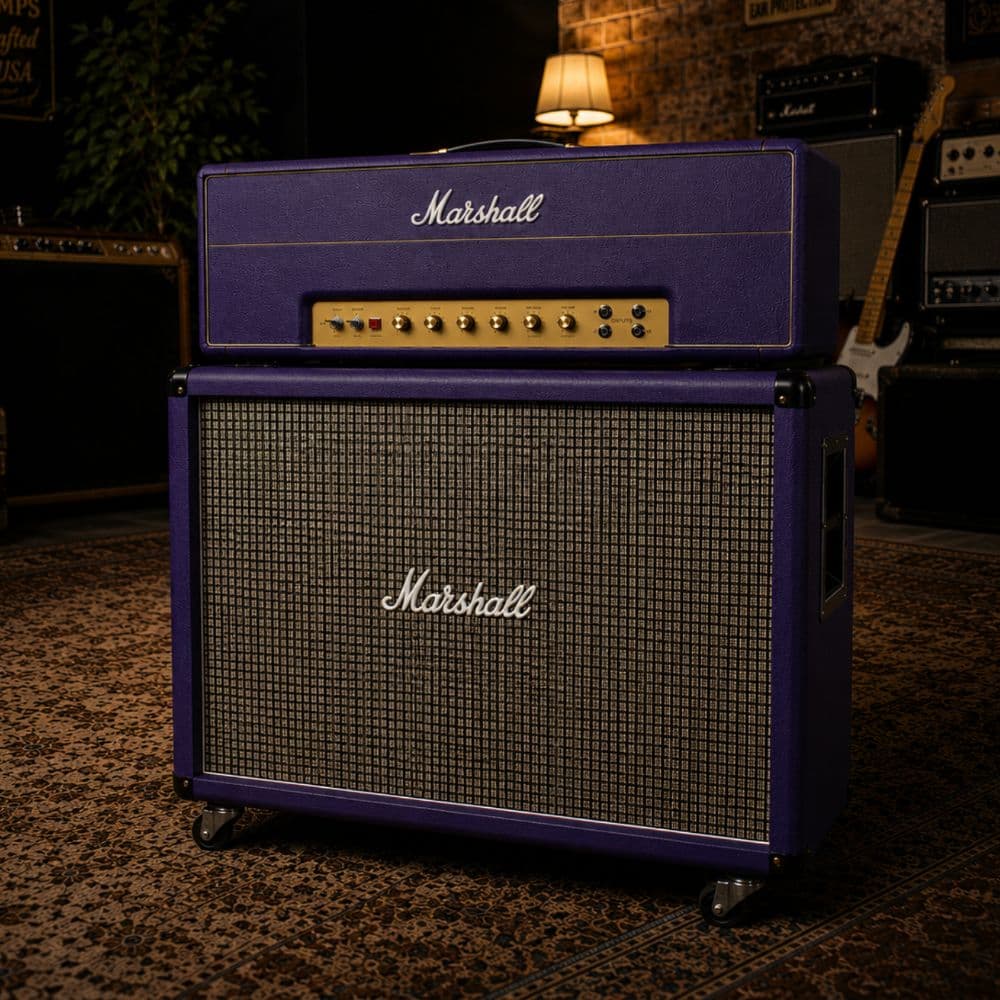 MARSHALL JMP PURPLE 1973 SPEAKERS V30 CELESTION 2X12