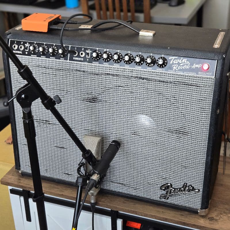 Fender Twin Reverb 1992 - 15" JBL K130 - FULL RIG